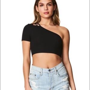 Emma and same one shoulder top